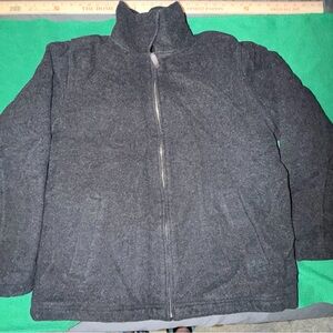 L.L. Bean Charcoal Gray Quilted Jacket